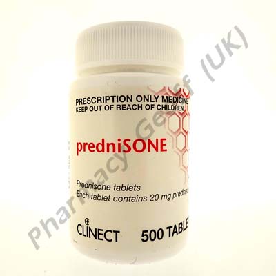 Prednisone (Prednisone) - 20mg (500 Tablets)