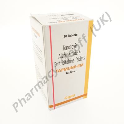 Tafmune-EM (Tenofovir Alafenamide/Emtricitabine) - 25mg/200mg (30 Tablets)