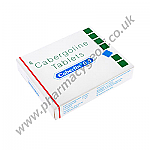 Cabergoline (Caberlin) 0.5mg (4 Tablets)