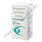 Careprost Eye Drops (Bimatoprost Ophthalmic) - 0.03% (3ml)