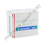 Hydrochlorothiazide (Aquazide) - 25mg (10 Tablets)