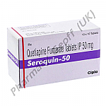 Quetiapine (Seroquin) - 50mg (10 Tablets)