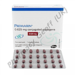 Premarin (Conjugated Oestrogens) - 0.625mg (28 Tablets)