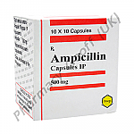 Ampicillin (Ampicillin) - 500mg (10 Capsules)