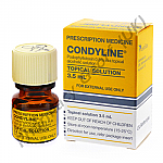 Condyline Topical Solution (Podophyllotoxin) - 0.5% (3.5mL Bottle)