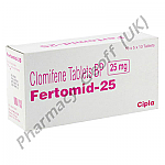 Clomiphene (Fertomid) - 25mg (10 Tablets)