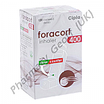 Foracort 400 Inhaler (Budesonide/Formoterol) - 400mcg/6mcg (1 Bottle)