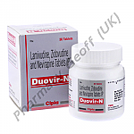 Duovir N (Lamivudine/Zidovudine/Nevirapine) - 150mg/300mg/200mg (30 Tablets)