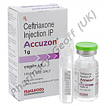 Accuzon Injection (Ceftriaxone) - 1g