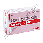 Quetiapine (Seroquin) - 200mg (10 Tablets)